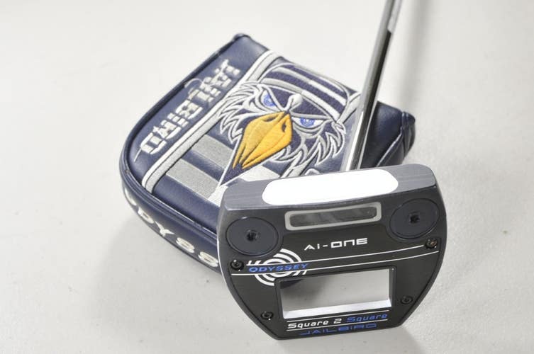 Odyssey Ai-ONE Square 2 Square Jailbird 34" Putter Right SL 90 Steel  # 217179