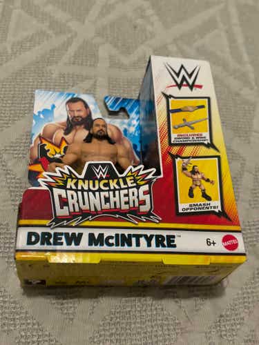 Drew McIntyre WWE Knuckle Crunchers Mini Action Figure New