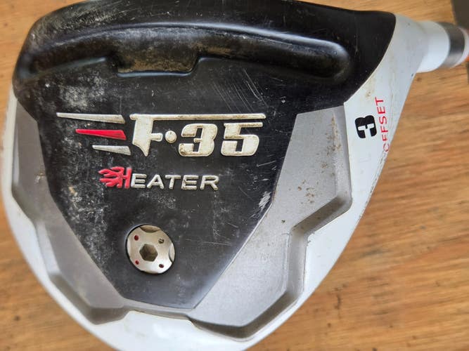 44.75 IN WHITE HEATER F-35 OFFSET 3 WOOD GOLF CLUB VERY NICE