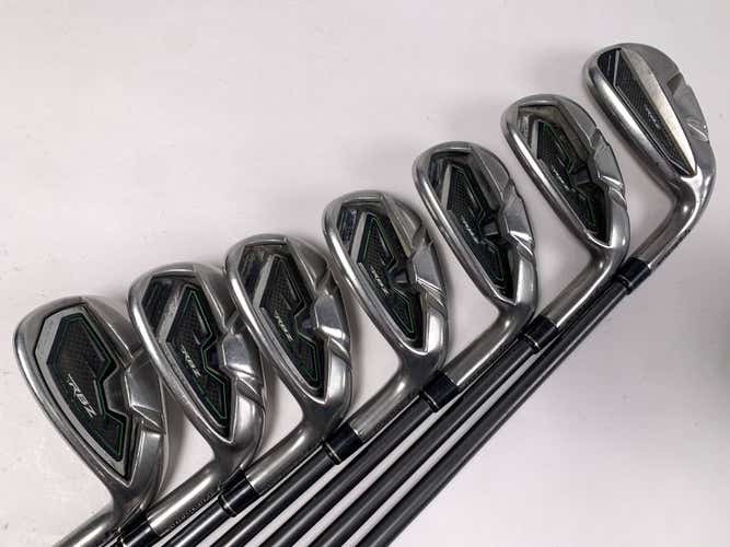 TaylorMade RocketBallz Iron Set 5-PW+GW 65g Stiff Graphite Mens RH -1''