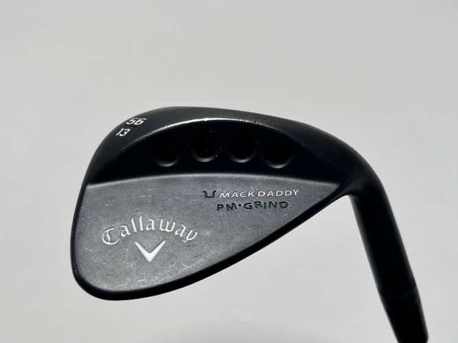 Callaway Mack Daddy Matte BLK PM Grind Sand Wedge SW 56* 13 Tour-V Wedge RH