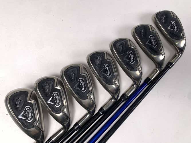 Callaway Fusion Iron Set 5-9+GW+SW 45g Ladies Graphite Womens RH