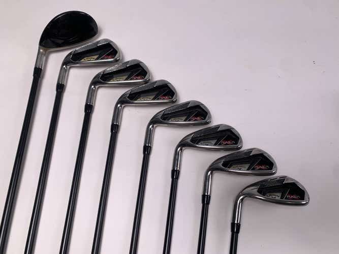 LEFTY Callaway Razr X Hybrid Iron Set 4H 5-PW+GW 75g Regular LH