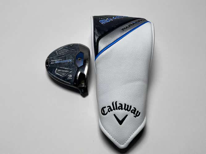 Callaway Paradym Ai Smoke Max 3 Fairway Wood 15* HEAD ONLY Mens RH HC