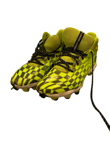 Used Under Armour Adult FB Cleats Neon Green Senior 5.5 11682-S000131573