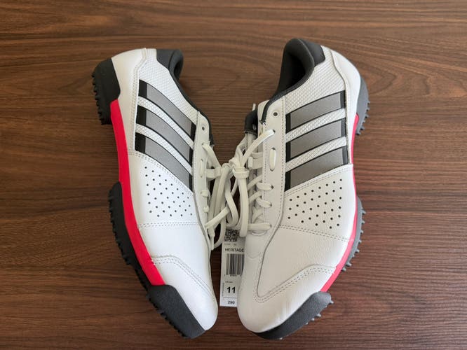 Adidas Heritage Tour Cycling Shoes Men's White IE1400 Size 11