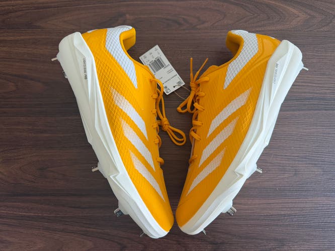 Adidas Adizero Electric BS Men's Size 12.5 Yellow Metal Baseball Cleats ID0947