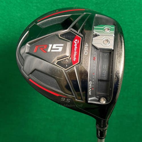 TaylorMade R15 460 Black 9.5 Driver Kuro Kage Silver 60-S Graphite Stiff