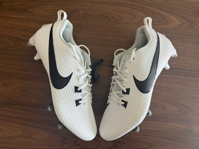 Men's Nike Vapor Edge Speed 360 2 D Football Cleats White FJ7093-100 Size 14