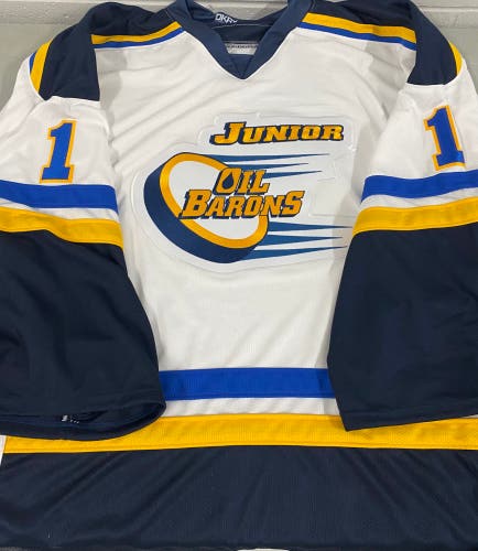 Fort McMurray Jr Oil Barons goalie Jersey