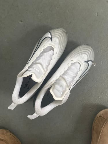 Gray Men's Size M 11.0 (W 12.0) Adult Nike Vapor Low Top Molded Cleats (Used)