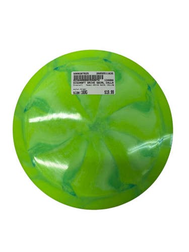 Used Discraft DRIVE SWIRL COLLAB Disc Golf Driver Green 169g 11835-S000207625