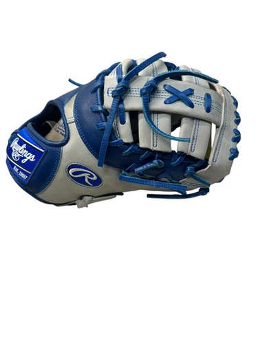 Used Rawlings PRODCT-10 BB/SB First Base RH Throw Grey And Royal Blue 13" 11835-S000207569