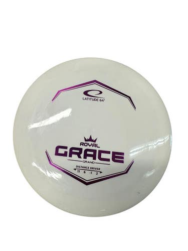 Used Latitude 64 ROYAL GRACE Disc Golf Driver White 169g 11835-S000207757