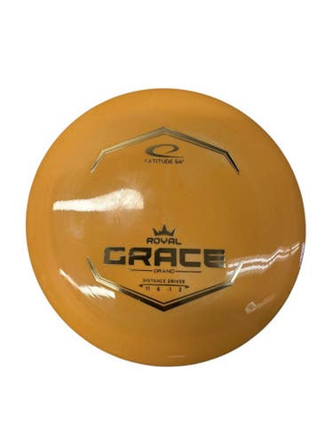 Used Latitude 64 ROYAL GRACE Disc Golf Driver Orange 169g 11835-S000207754