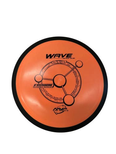 Used MVP FISSION WAVE Disc Golf Driver Orange 167g 11835-S000207745