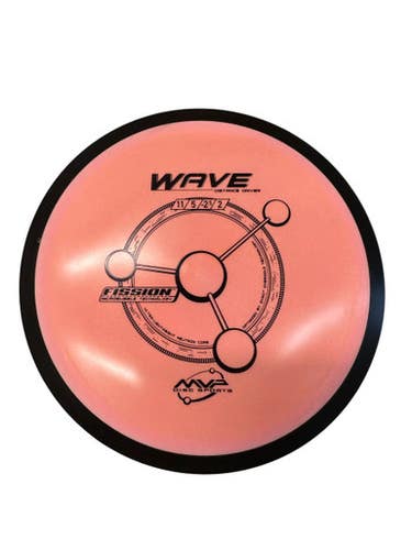 Used MVP FISSION WAVE Disc Golf Driver Pink 171g 11835-S000207744