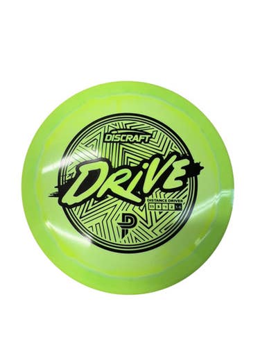 Used Discraft FR PP DRIVE Disc Golf Driver Neon Green 171g 11835-S000207739