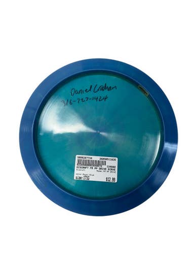 Used Discraft FR PP DRIVE Disc Golf Driver Royal Blue 171g 11835-S000207734
