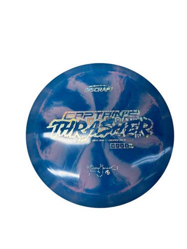 Used Discraft CAPTAINS THRASHER GANNON Disc Golf Driver Royal Blue 168g 11835-S000207725