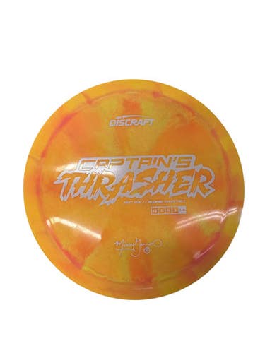 Used Discraft CAPTAINS THRASHER GANNON Disc Golf Driver Orange 168g 11835-S000207726