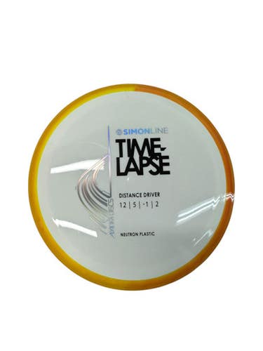 Used Axiom SIMON LINE NEUTRON TIMELAPSE Disc Golf Driver White 169g 11835-S000207704