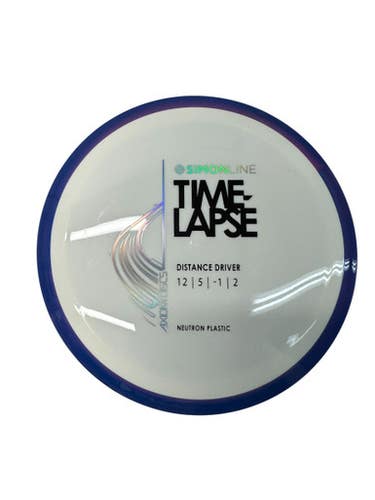 Used Axiom SIMON LINE NEUTRON TIMELAPSE Disc Golf Driver White 169g 11835-S000207703