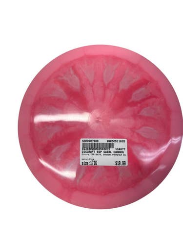 Used Discraft ESP SWIRL GANNON THRASHER BS Disc Golf Driver Pink 171g 11835-S000207689