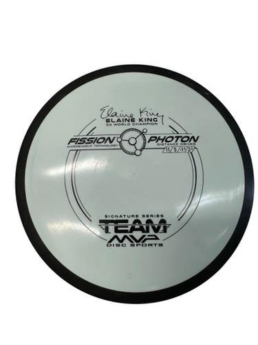 Used MVP FISSION PHOTON KING Disc Golf Driver White 168g 11835-S000207662