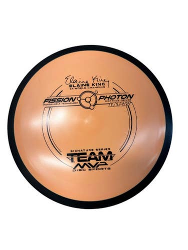 Used MVP FISSION PHOTON KING Disc Golf Driver Orange 168g 11835-S000207660