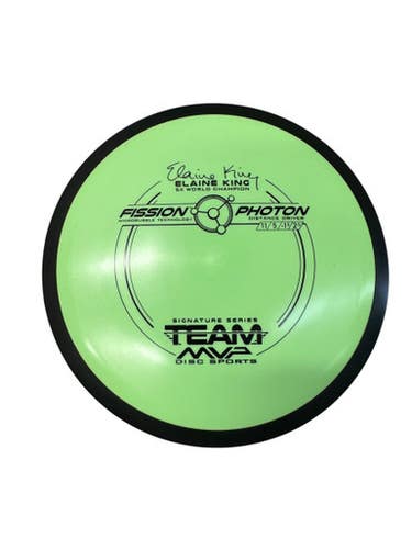 Used MVP FISSION PHOTON KING Disc Golf Driver Green 168g 11835-S000207657