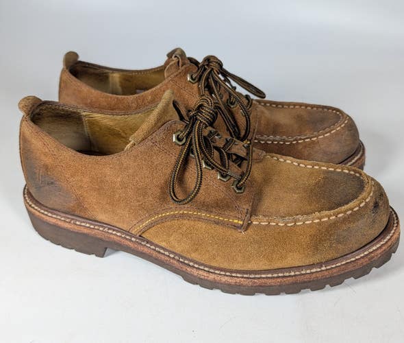 Frye Dakota Oxford Mens Size: 9 Brown Leather Moc Toe Work Shoes