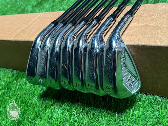 Used Callaway Elyte HL Irons 5-PW/AW recoil 80g Regular Flex Graphite Golf Set