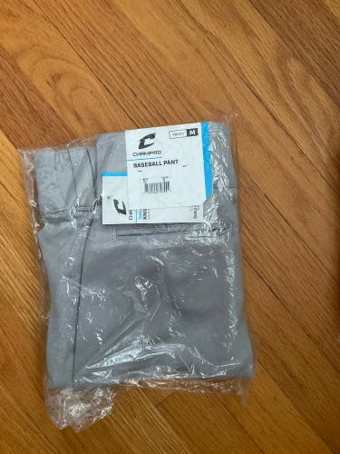 Gray Men's Medium Youth Champro Game Pants (New)