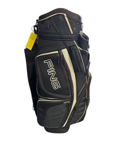 Used Ping PIONEER Mens Cart Bag Black 11835-S000207410