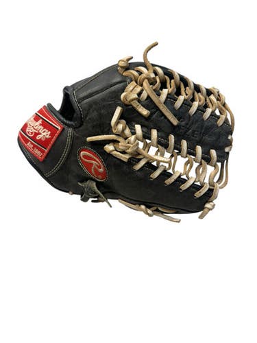 Used Rawlings GG12XTCBW BB/SB Glove RH Throw Black 12" 11835-S000207541