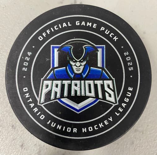 Toronto Patriots puck OJHL