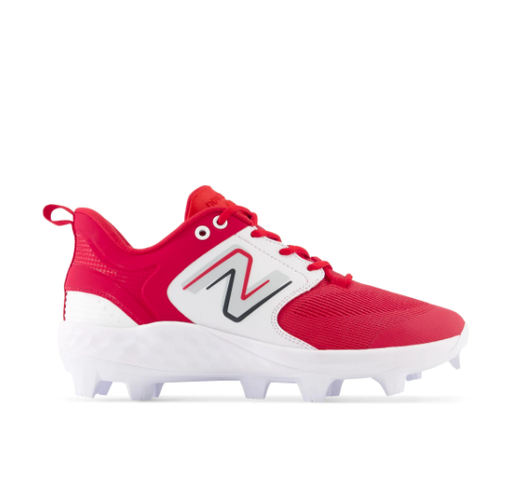 Men's New Balance Red Fresh Foam Molded Baseball Cleats PL3000R6