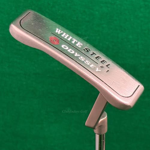 Odyssey White Steel #1 Plumbers-Neck 35" Blade Putter Golf Club