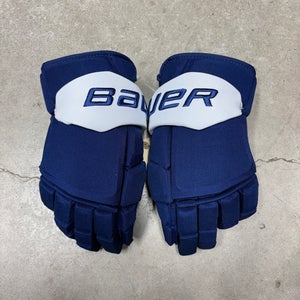 15” Bauer Mach Gloves Toronto Maple Pro Stock (Like New) NHL