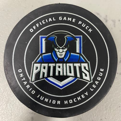 Toronto Patriots puck OJHL