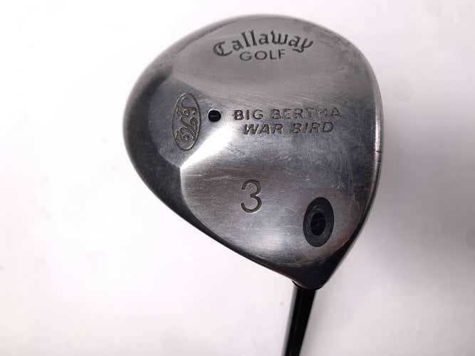 Callaway Big Bertha Warbird 3 Fairway Wood 15* RCH 96 Regular Graphite Mens RH