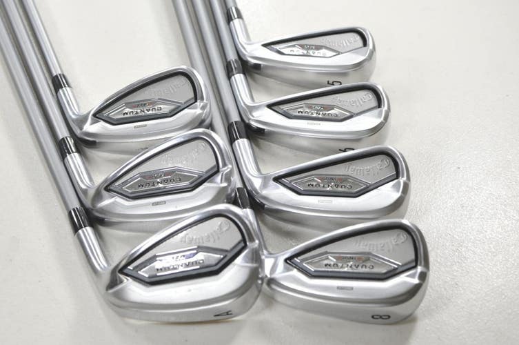 Callaway Quantum Max 5-PW,AW Iron Set Regular Flex RH Denali Graphite # 216452