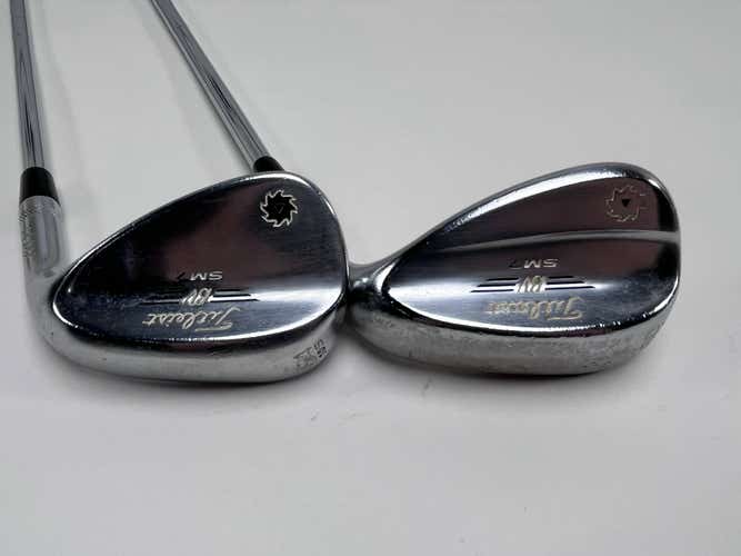 Titleist Vokey SM7 Tour Chrome Wedge Set 54* 10 60* 14 Wedge Steel Mens RH