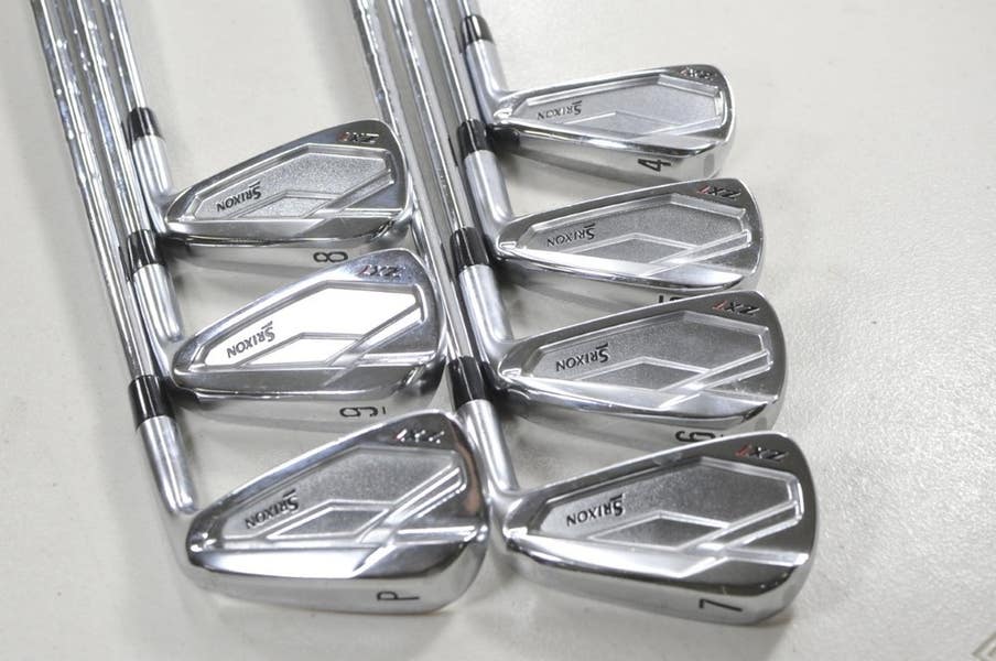 Srixon ZX7 4-PW Iron Set X-Stiff Flex Right KBS Steel # 217370