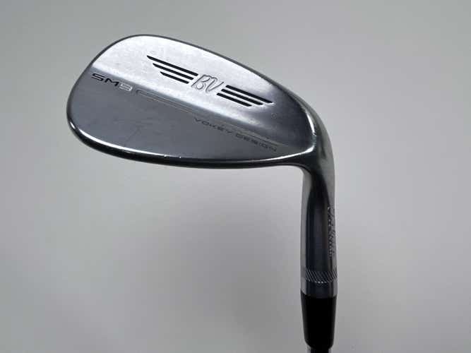 Titleist Vokey SM9 Tour Chrome Wedge 52* 8 Bounce F-Grind Wedge Steel Mens RH