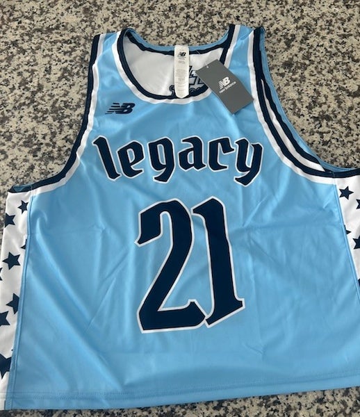 New Balance LI Legacy lacrosse club team jersey reversible mens S/M NEW