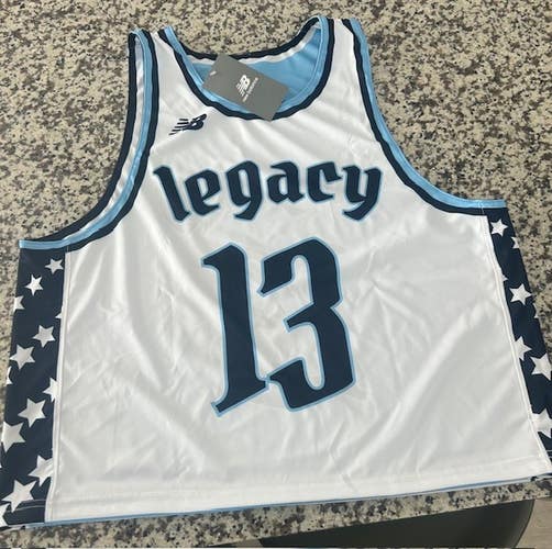 New Balance LI Legacy lacrosse club team jersey reversible mens S/M NEW