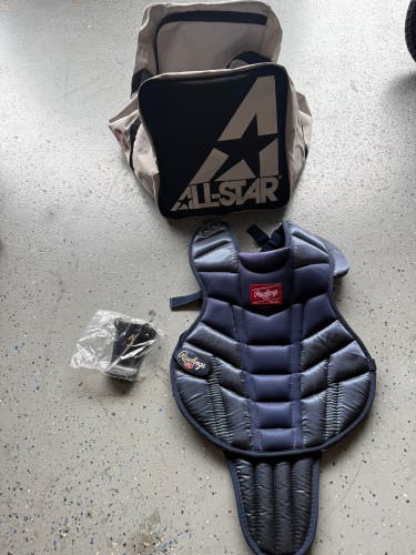 Youth Rawlings Catcher's Chest Protector + Catcher’s Bag (New)