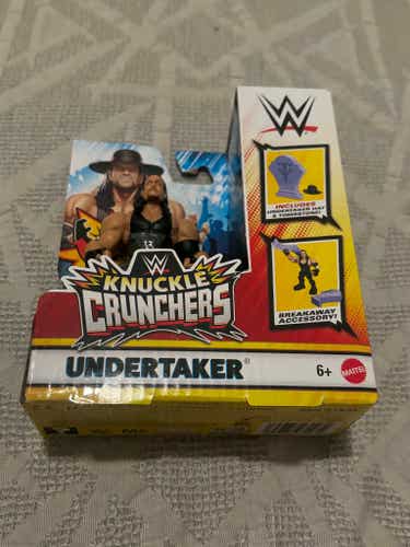 Undertaker WWE Knuckle Crunchers Mini Action Figure New